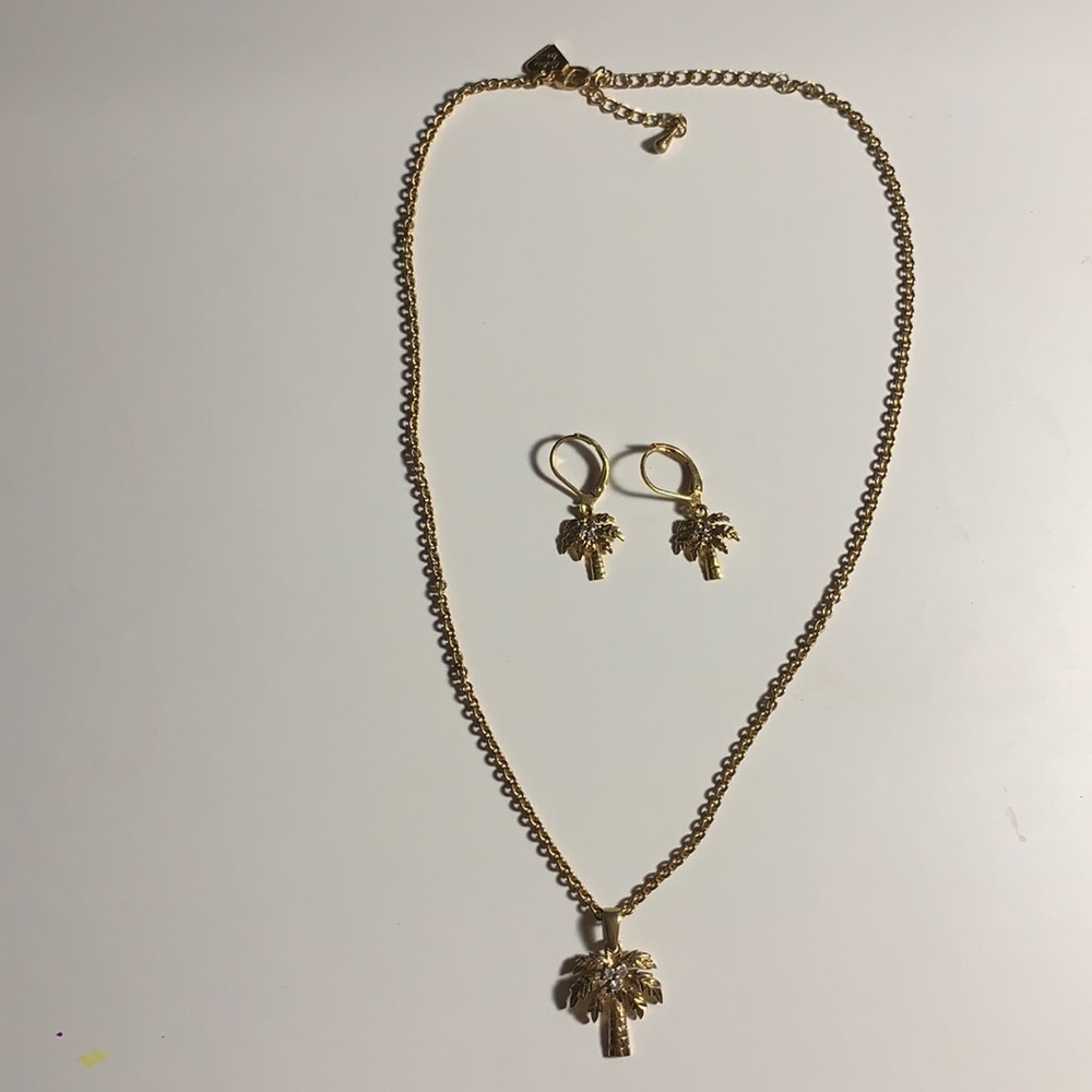 Necklace and earrings